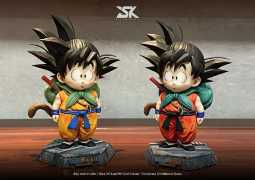 Little Son Goku First Arrives at West Country - Dragon Ball Resin Statue - Sky End Studio