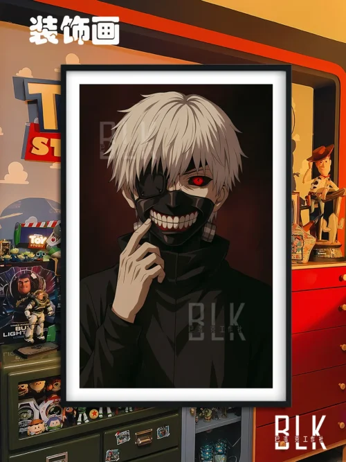 Ken Kaneki Decorative Painting - Tokyo Ghoul - BLK Studio