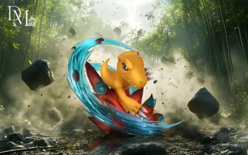 Agumon - Digimon Resin Statue - DM Studio