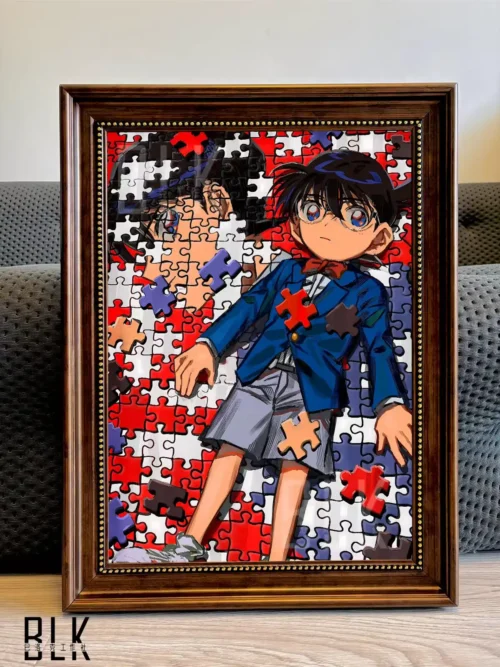 Puzzle Conan Edogawa Decorative Painting - Detective Conan - BLK Studio