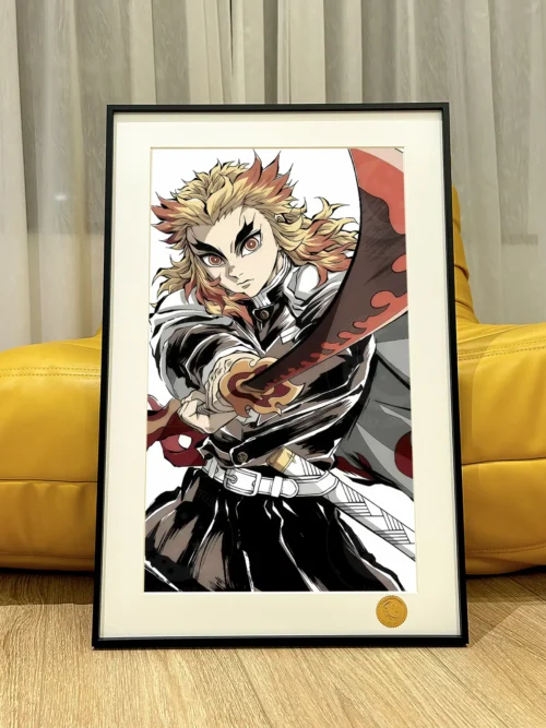 Elder Brother Kyojuro Rengoku Decorative Painting - Demon Slayer: Kimetsu No Yaiba - Xingkong Studio