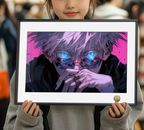 A3 & 4K Size Jujutsu Sorcerer Satoru Gojo Decorative Painting - Jujutsu Kaisen Decoration Painting - HuangGua Studio