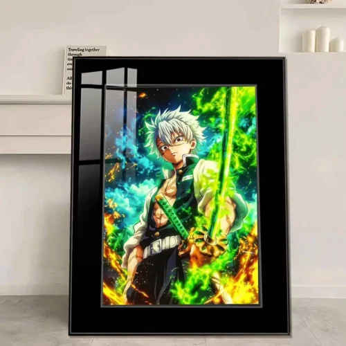Sanemi Shinazugawa Decorative Painting - Demon Slayer: Kimetsu No Yaiba Decorative Painting - JuZi Studio