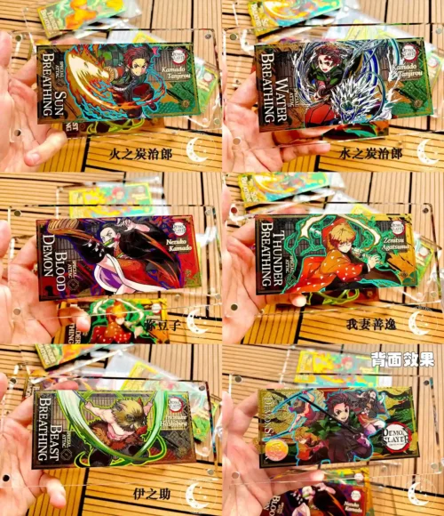 Travelling Group Laser Brick Decorative Painting - Demon Slayer: Kimetsu No Yaiba - Xingkong Studio