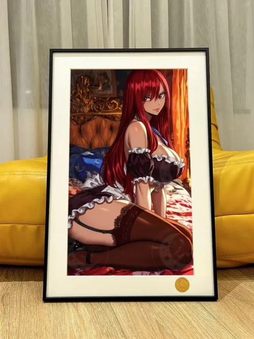 Maid Ver. Erza Scarlet Decorative Painting - Fairy Tail - Xingkong Studio
