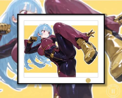 Kula Diamond Decorative Painting - The King of Fighters - H-TWO Studio