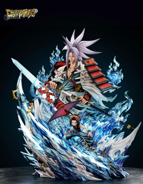 Asakura Yoh & Amidamaru with LED - Shaman King Resin Statue - Dreammaker Studio