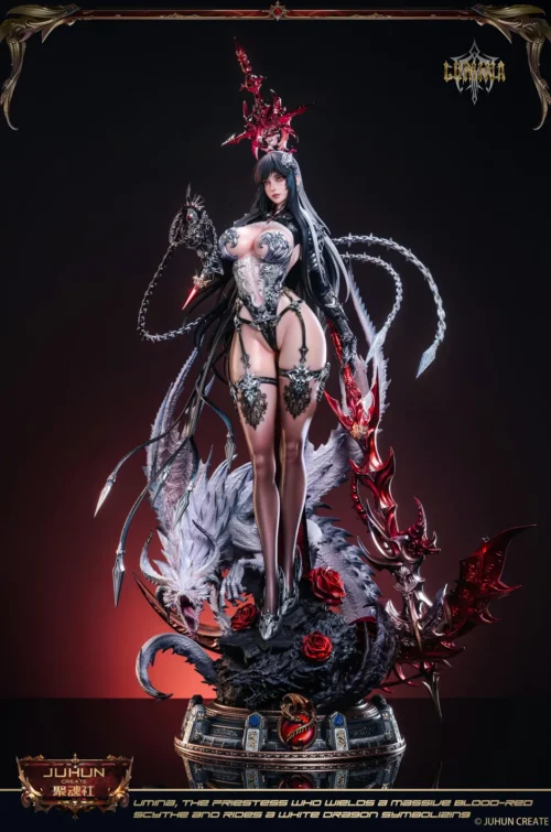 Dragon Taming Series 002 Priestess Lumina - Original Design Resin Statue - JuHun Create Studio
