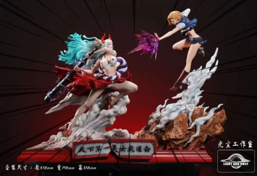 1/8 Scale World First Beauty Martial Arts Tournament Series 001 Android 18 VS Yamato - Dragon Ball ONE PIECE Resin Statue - Light and Dust Studio