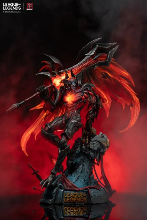 Licensed Aatrox with LED & Sound - League of Legends (LOL) Resin Statue - JIMEI Palace Studios