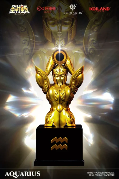 1/6 Scale Licensed Aquarius Camus Cloth - Saint Seiya Resin Statue - Zodiakos Studios