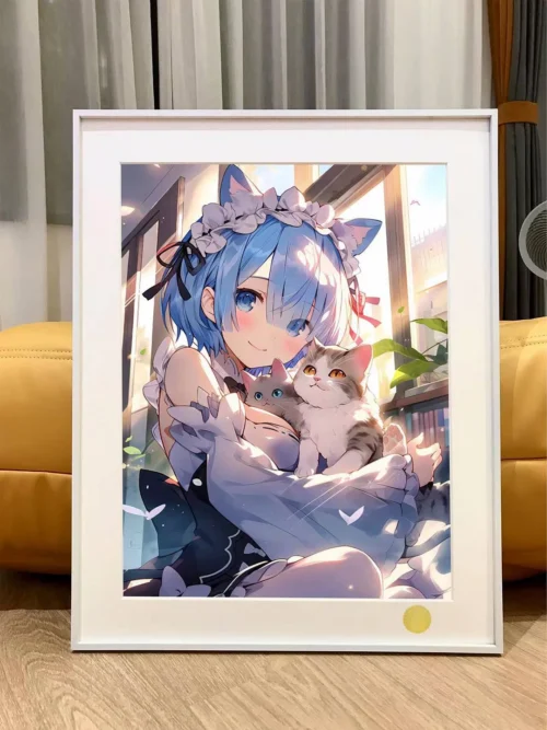 Cat Ver. Rem Decorative Painting - Re:Starting Life From Zero in a Different World - Xingkong Studio
