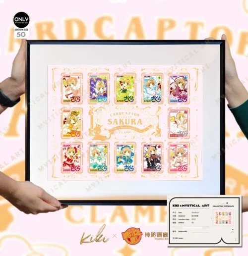 Decorative Paint of Clear Card Ver. Sakura Kinomoto - Cardcaptor Sakura (CCS) Decorative Painting - Mystical Art Studios