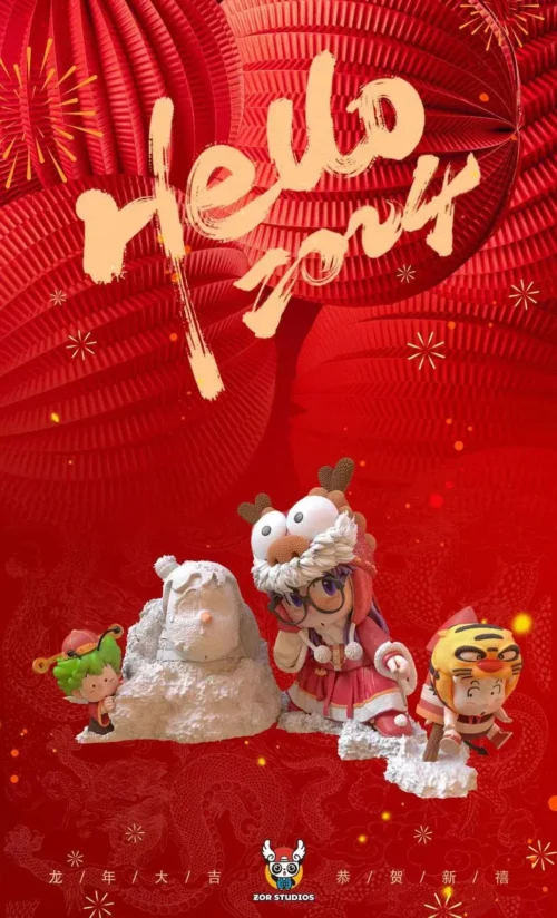 Dragon Chinese New Year Ver. Norimaki Arare/ Arale - Dr. Slump Resin Statue - ZOR Studios