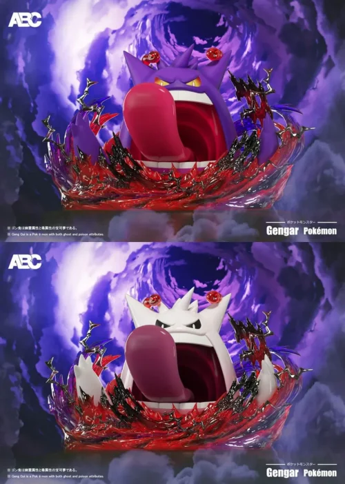 1/100 Scale Gigantamax Gengar - Pokemon Statue - ABC Studio