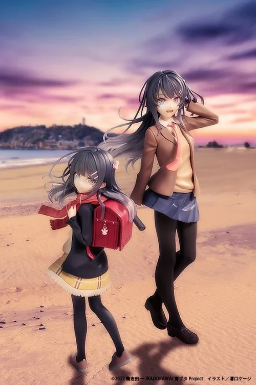 Graduation & Childhood Ver.  Mai Sakurajima - Seishun Buta Yarou wa Bunny Girl Senpai no Yume wo Minai Official Statue - KADOKAWA Corporation