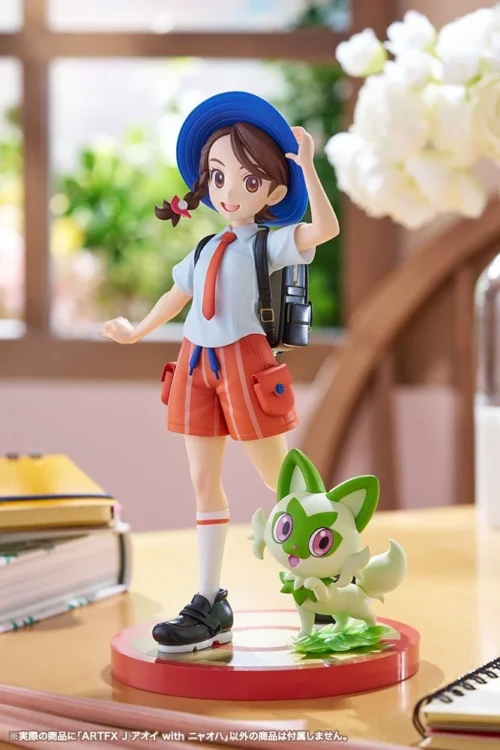 1/8 Scale Juliana & Sprigatito - Pokemon Official Statue - Kotobukiya