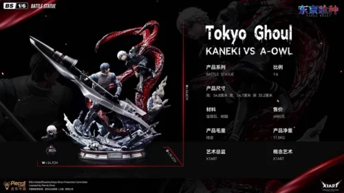 1/6 Scale Licensed Kaneki Ken VS A-OWL with NFC Chips - Tokyo Ghoul Resin Statue - X1ART Studio