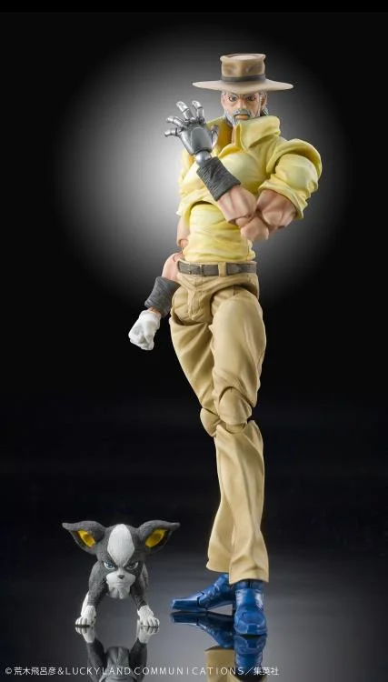 Movable Joseph Joestar & Iggy - JoJo's Bizarre Adventure Official Statue - Medicos
