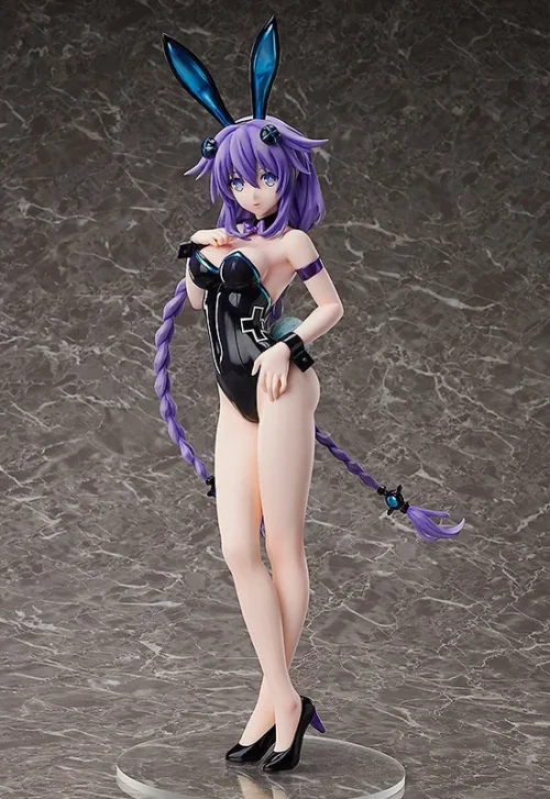 1/4 Scale Naked Leg Bunny Girl Ver. Purple Heart - Hyperdimension Neptunia Official Statue - Good Smile Company