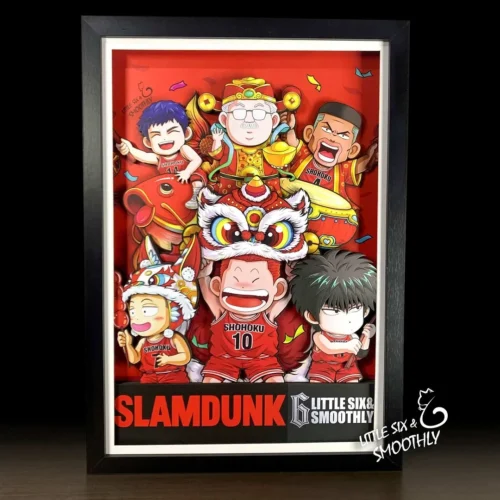 3D Decorative Paint of Chinese New Year Ver. Five Tigers of Shohoku - SLAM DUNK Decorative Painting - momo Studio