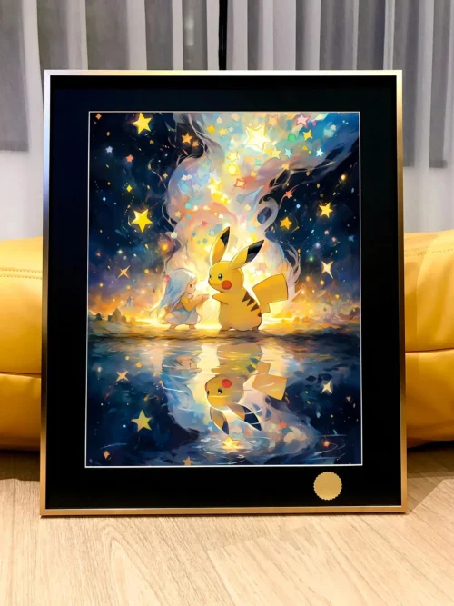 Pick The Stars Pikachu Decorative Painting - Pokemon - Xingkong Studio