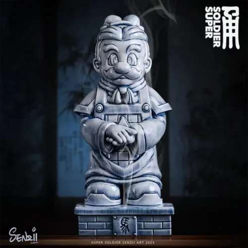 Super Soldier - Super Mario Resin Statue - Senzii Studio