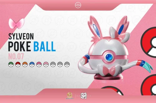 1/1 Scale Poke Ball Series 007 Sylveon Poke Ball - Pokemon Resin Statue - Wing Studio