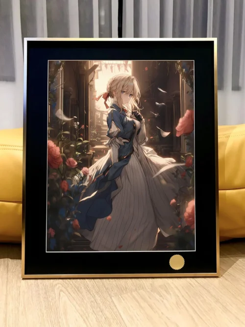 Violet Evergarden with Rose Decorative Painting - Violet Evergarden - Xingkong Studio
