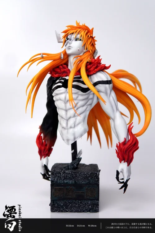 1/4 Scale Bull Head Hollow Ichigo Kurosaki Bust Statue - Bleach Resin Statue - PiaoBai Studio
