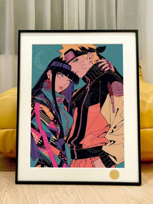 Fashion Naruto Uzumaki & Hinata Hyuga Decorative Painting - Naruto - Xingkong Studio