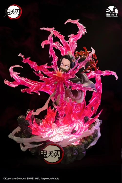 1/4 Scale Nezuko Kamado with LED - Demon Slayer: Kimetsu No Yaiba Resin Statue - Infinity Studios
