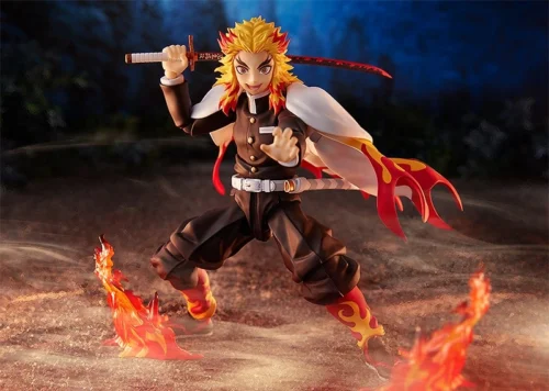 Second Edition Figma Series Kyojuro Rengoku - Demon Slayer: Kimetsu no Yaiba Official Statue - Max Factory