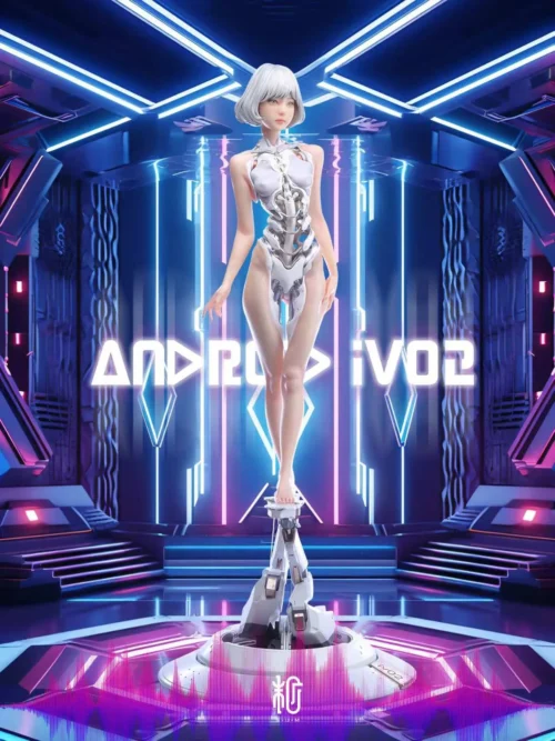 1/4 Scale Cyberpunk Ver. Android iv02 - Original Design Resin Statue - Manas Workshop