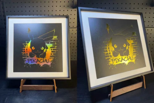 DMP-004 Pikachu Decorative Painting - Pokemon Decorative Painting - Drunky Monkey Crew Studio