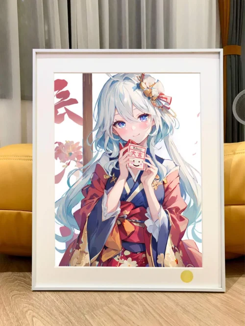 Kimono Ver. Furina Decorative Painting - Genshin Impact - Xingkong Studio