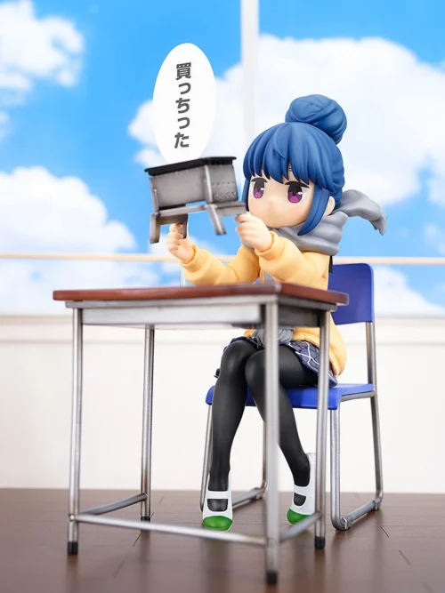 1/7 Scale Look What I Bought Ver. Rin Shima - Laid-Back Camp Official Statue - KLOCKWORX