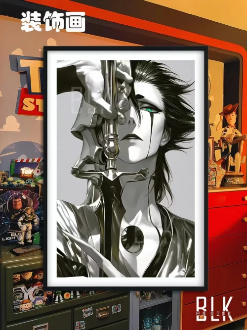 Dark Ulquiorra Cifer Decorative Painting & Fridge Magnet - Bleach - BLK Studio