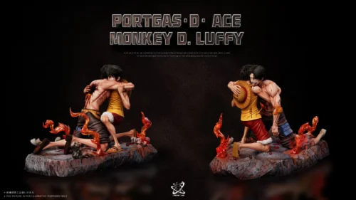 Marineford Arc Farewell from Portgas D. Ace to Monkey D. Luffy - ONE PIECE Resin Statue - Dream Lab Studio