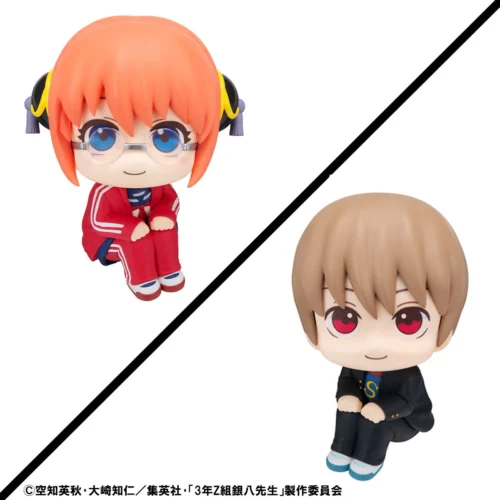 Look Up Series Special Collection Ver. Kagura & Sougo Okita - 3-Z Ginpachi Sensei Official Statue - MegaHouse