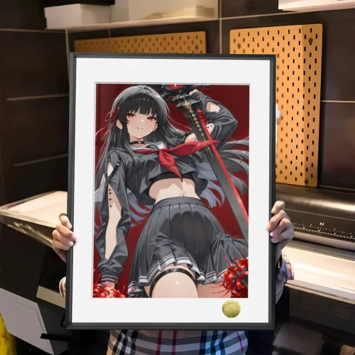 A3 & 4K Size JK Chisa Decorative Painting - Wuthering Waves Decoration Painting - HuangGua Studio