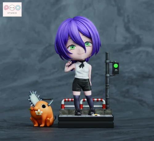 Chibi Ver. Reze - Chainsaw Man Resin Statue - popo Studio
