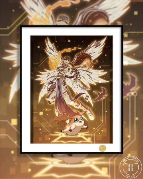 Angemon Decorative Painting - Digimon - H-TWO Studio