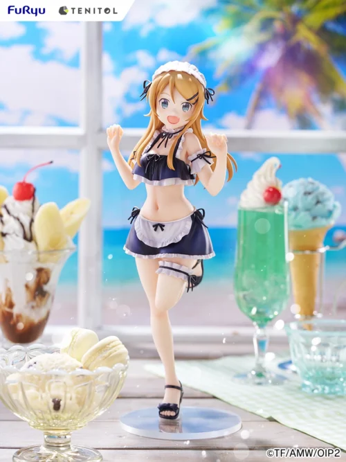 TENITOL TALL Series Swimsuit Maid Ver. Kirino Kousaka - Ore no Imouto ga Konnani Kawaii Wake ga Nai Official Statue - FURYU Studios
