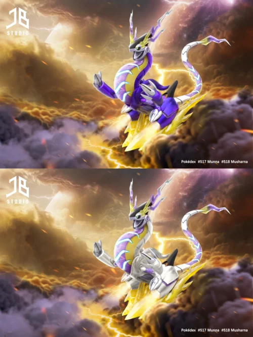 1/20 Scale World Zukan Miraidon with LED - Pokemon Resin Statue - JB Studio
