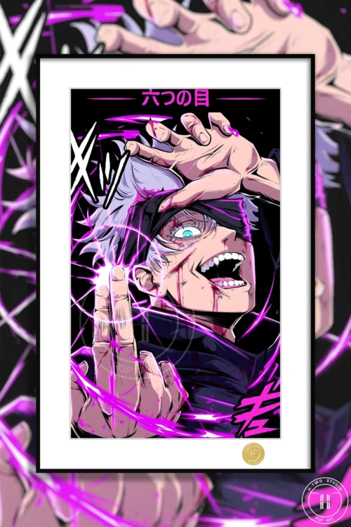 Jujutsu Sorcerer Satoru Gojo Decorative Painting - Jujutsu Kaisen - H-TWO Studio