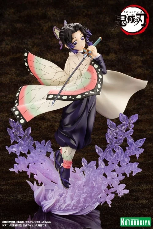 1/8 Scale Second Edition Artfx J Series PV417 Shinobu Kocho - Demon Slayer: Kimetsu No Yaiba Official Statue - Kotobukiya