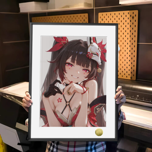 A3 & 4K Size Heart Sign Sparkle Decorative Painting - Honkai: Star Rail Decoration Painting - HuangGua Studio