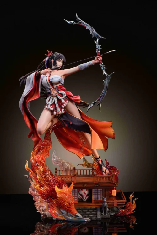 1/4 Scale Hyakki Yagyo Series Fox Fire - Original Design Resin Statue - FeiSheZhang Studio