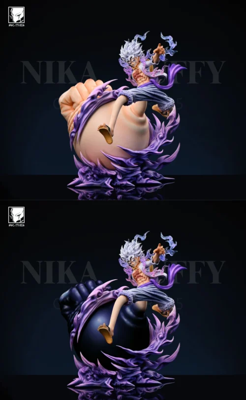 POP Scale Large Punch Nika Monkey D. Luffy - ONE PIECE Resin Statue - Noc Studio